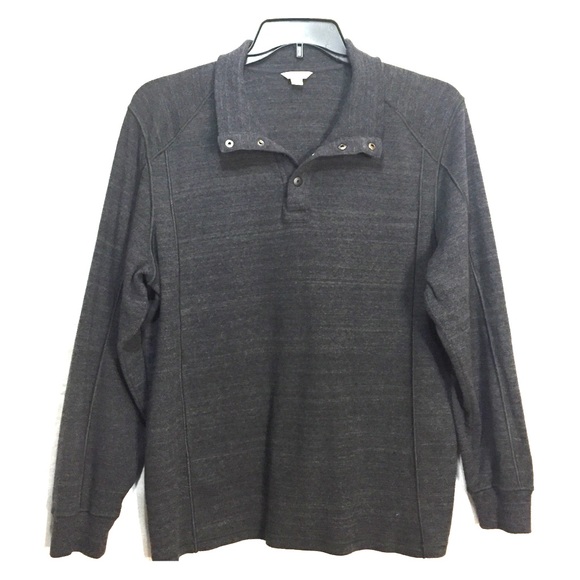 Calvin Klein cotton sweater XL snap front - Picture 1 of 9